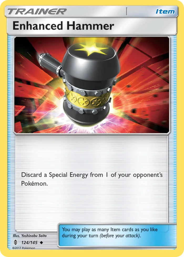 Enhanced Hammer #124 Guardians Rising Pokemon card