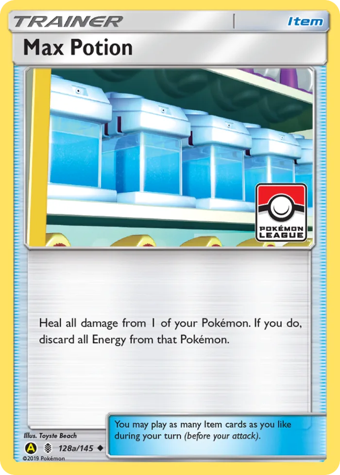 Max Potion #128a Guardians Rising Pokemon card