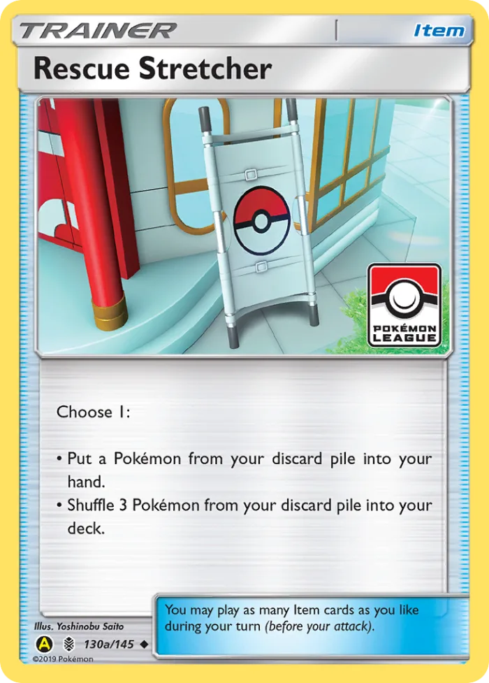Rescue Stretcher #130a Guardians Rising Pokemon card