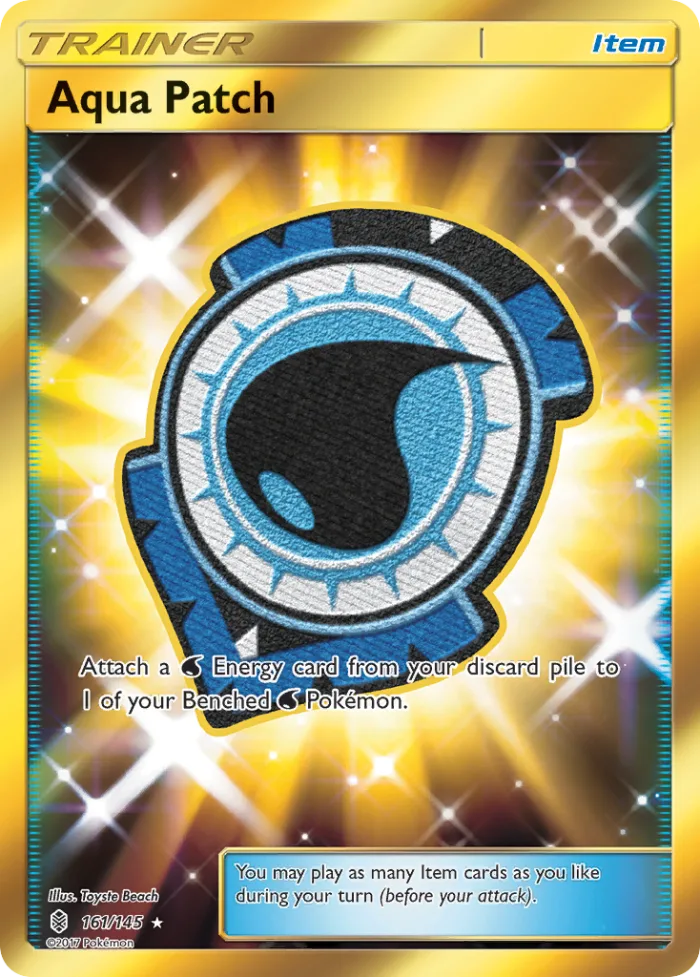 Aqua Patch #161 Guardians Rising Pokemon card
