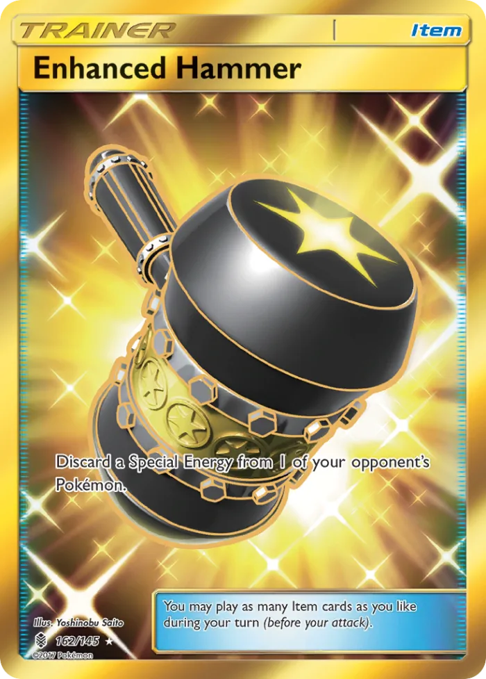 Enhanced Hammer #162 Guardians Rising Pokemon card