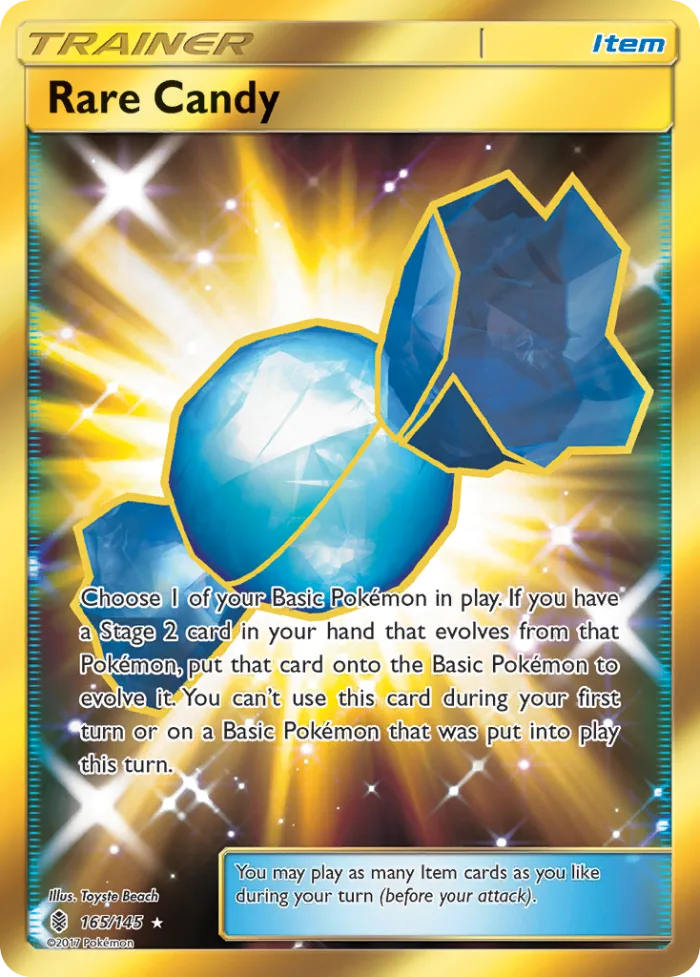 Rare Candy #165 Guardians Rising Pokemon card