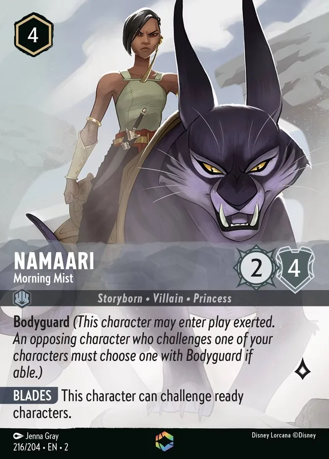 Namaari #216 Rise of the Floodborn Disney Lorcana card