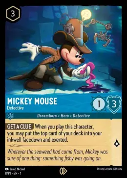 Mickey Mouse card