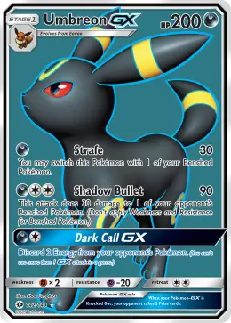 Umbreon-GX card