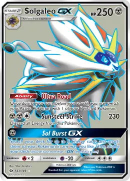 Solgaleo-GX card