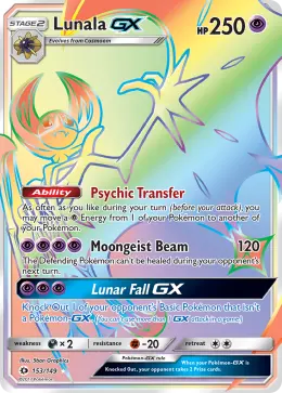 Lunala-GX card