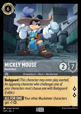 Mickey Mouse card