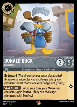 Donald Duck card