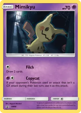 Mimikyu card