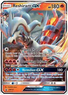 Reshiram-GX card