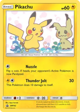 Pikachu card