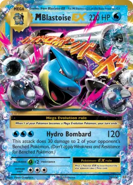 M Blastoise-EX card