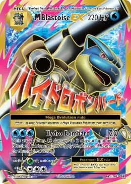 M Blastoise-EX card