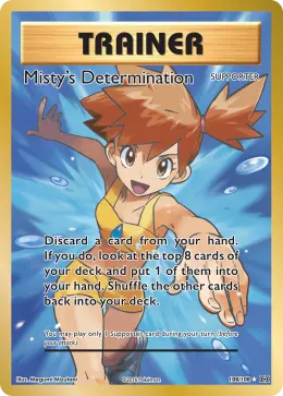 Misty's Determination card