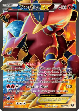 Volcanion-EX card