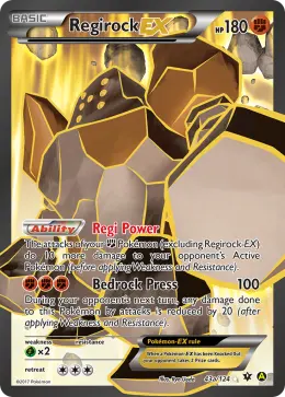 Regirock-EX card