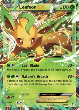 Leafeon-EX card