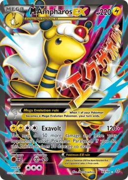 M Ampharos-EX card