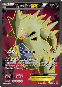 Tyranitar-EX card