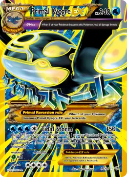 Primal Kyogre-EX card