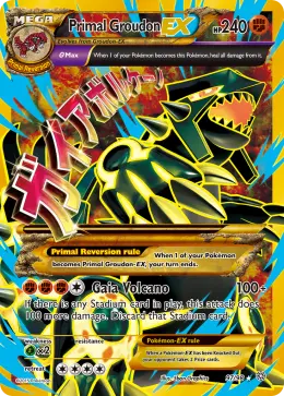 Primal Groudon-EX card