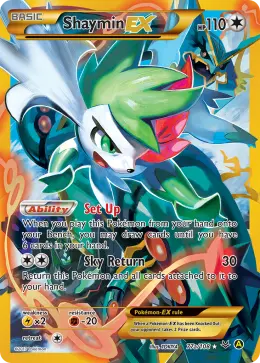 Shaymin-EX card