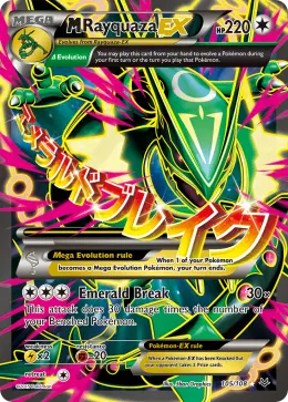 M Rayquaza-EX card
