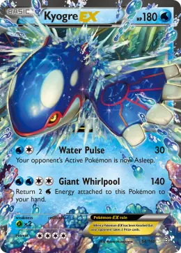 Kyogre-EX card