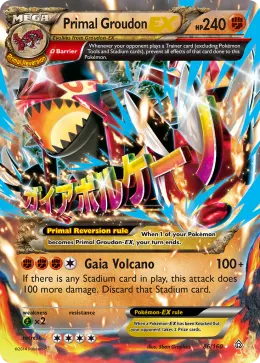 Primal Groudon-EX card