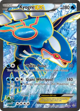 Kyogre-EX card