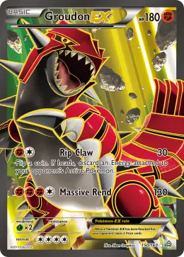 Groudon-EX card