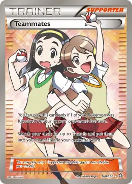 Teammates card
