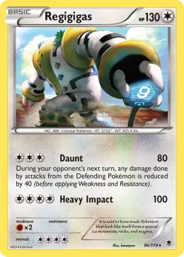 Regigigas card