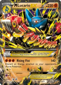 M Lucario-EX card