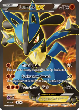 Lucario-EX card