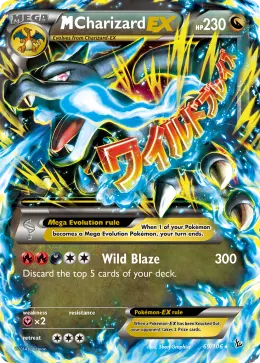 M Charizard-EX card