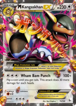 M Kangaskhan-EX card