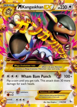 M Kangaskhan-EX card