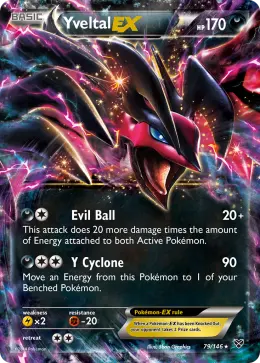 Yveltal-EX card