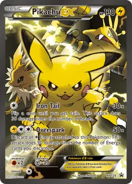Pikachu-EX card