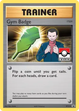 Gym Badge card
