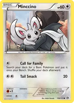 Minccino card