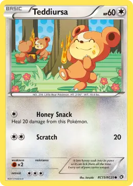 Teddiursa card