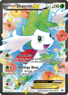Shaymin-EX card