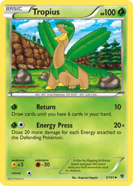 Tropius card