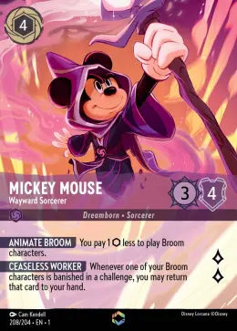 Mickey Mouse card