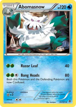 Abomasnow card
