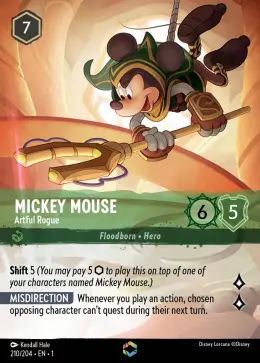 Mickey Mouse card