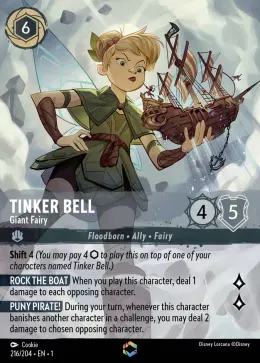 Tinker Bell card